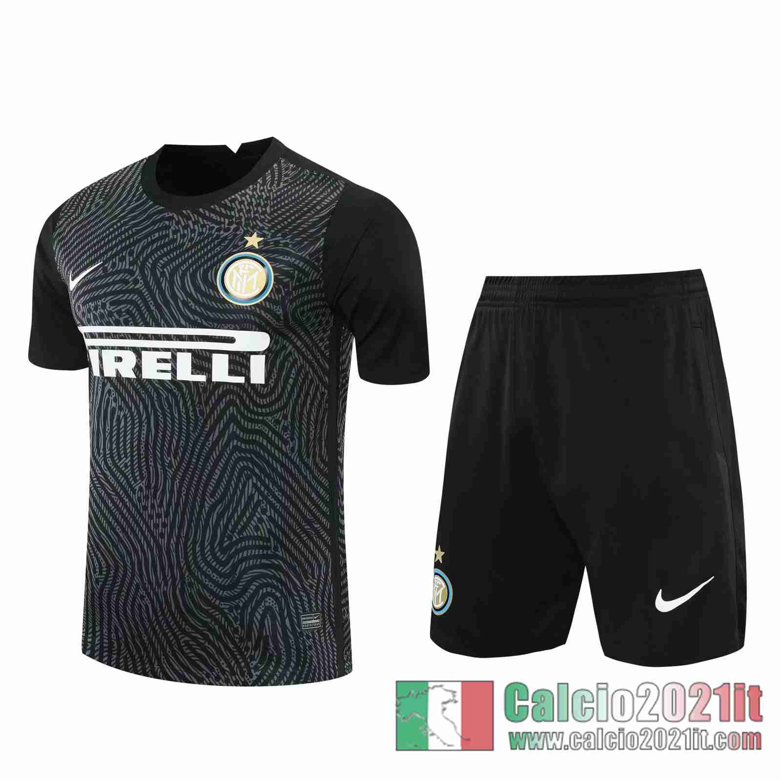 Inter Milan Maglie Calcio Portiere nero 2020 2021