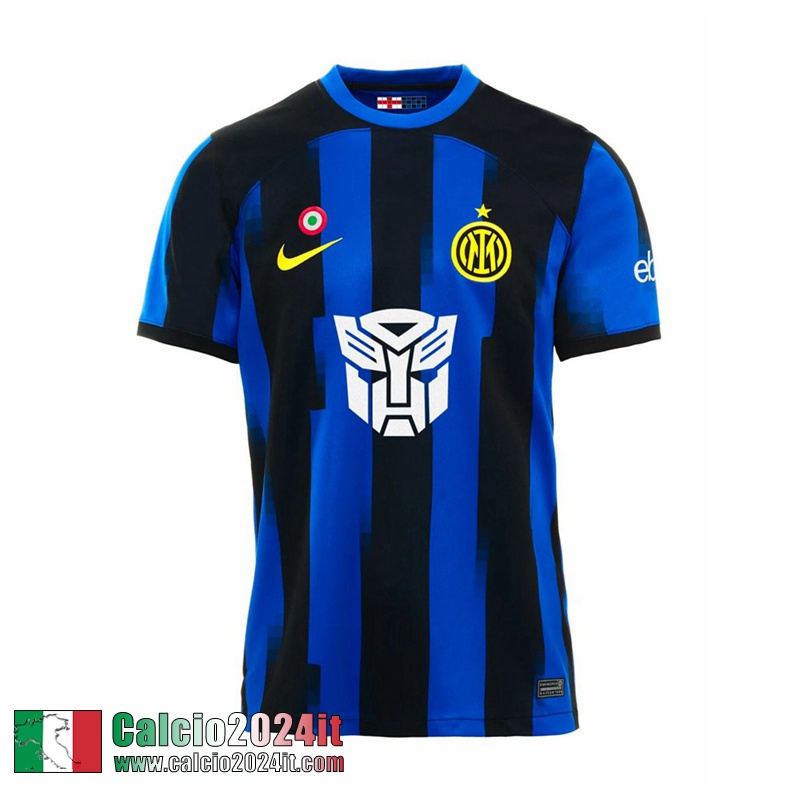 Inter Milan Transformers Maglia Calcio Prima Uomo 2023 2024