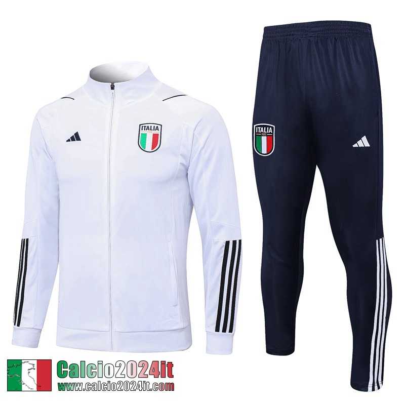 Italia Full-Zip Giacca Bianco Uomo 2023 2024 JK699