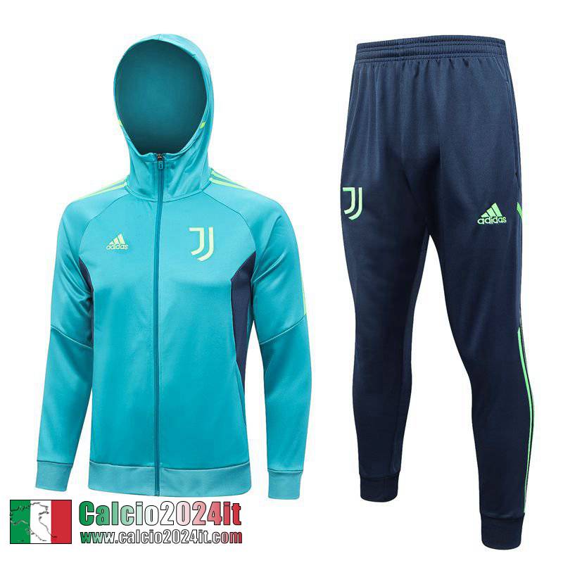Juventus Full-Zip Giacca Cappuccio blu Uomo 2023 2024 JK719