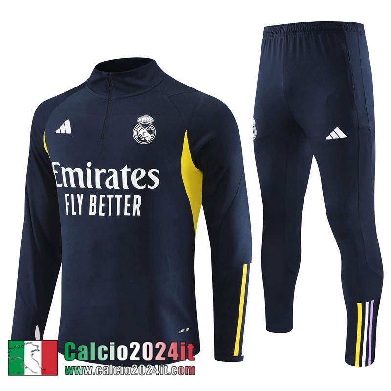 Real Madrid Tute Calcio blu navy Uomo 2023 2024 TG860
